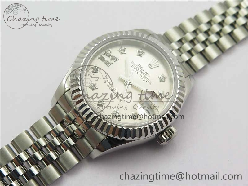 MoistureWicking Datejust 28mm 279174 SS BP Maker Best Edition Silver Crystal Dial on SS Jubilee Bracelet ETA 10319