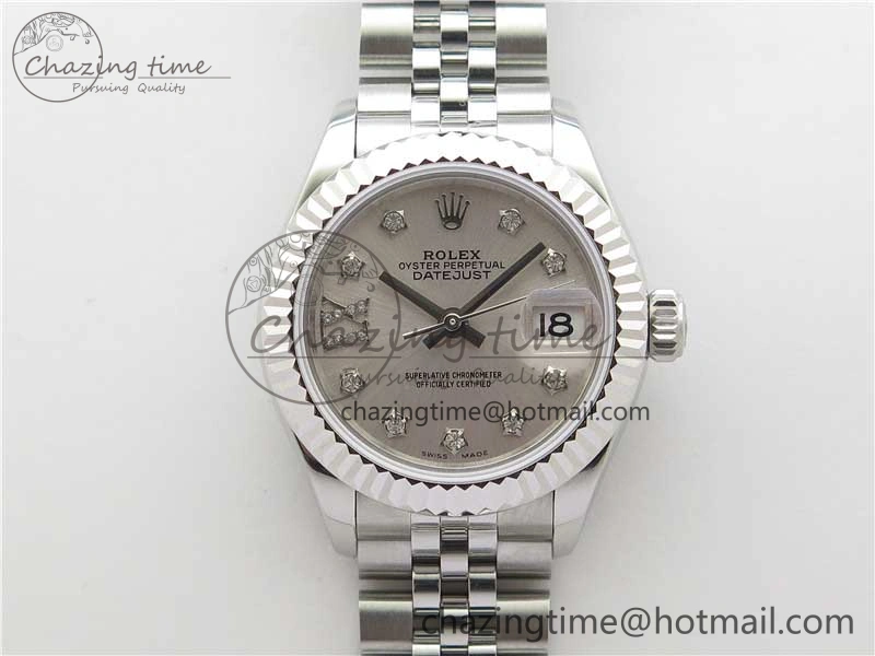 MoistureWicking Datejust 28mm 279174 SS BP Maker Best Edition Silver Crystal Dial on SS Jubilee Bracelet ETA 10319