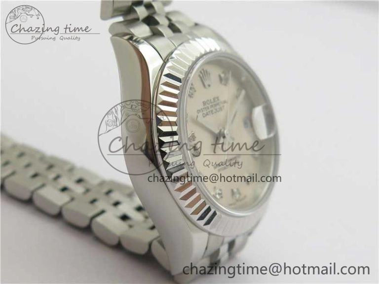 MoistureWicking Datejust 28mm 279174 SS BP Maker Best Edition Silver Crystal Dial on SS Jubilee Bracelet ETA 10319