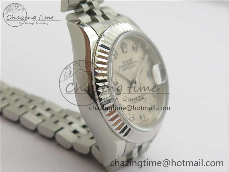 MoistureWicking Datejust 28mm 279174 SS BP Maker Best Edition Silver Crystal Dial on SS Jubilee Bracelet ETA 10319