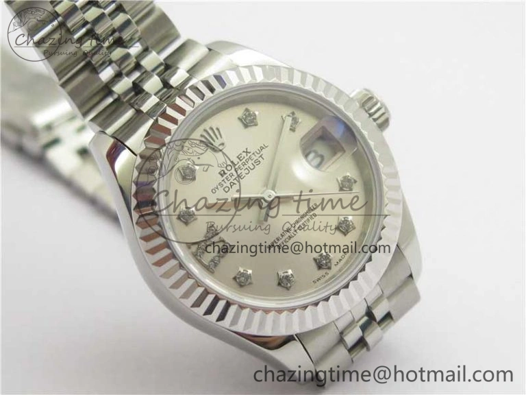 MoistureWicking Datejust 28mm 279174 SS BP Maker Best Edition Silver Crystal Dial on SS Jubilee Bracelet ETA 10319