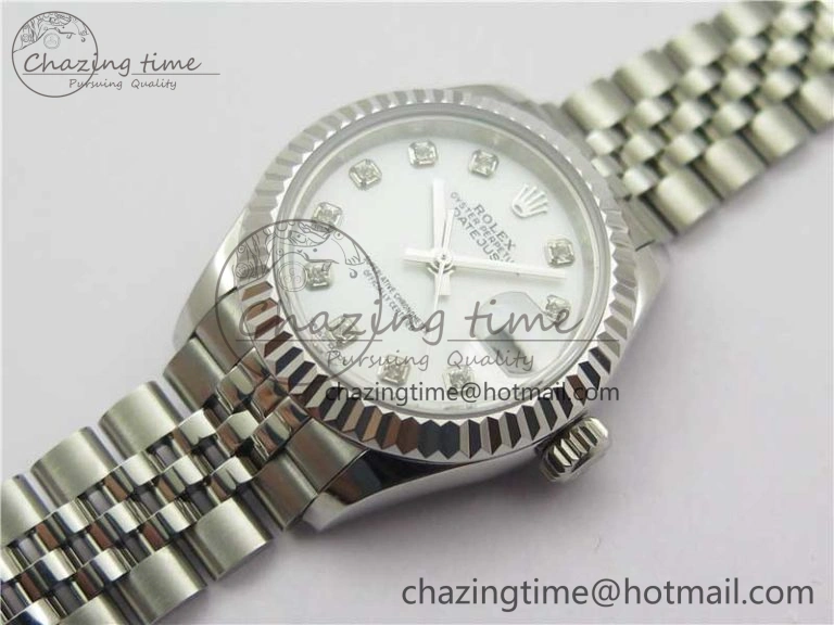 Durable Datejust 28mm 279174 SS BP Maker Best Edition White Crystal Dial on SS Jubilee Bracelet ETA 10317