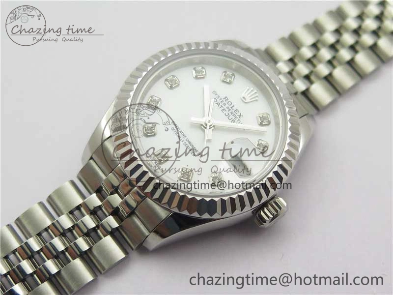 Durable Datejust 28mm 279174 SS BP Maker Best Edition White Crystal Dial on SS Jubilee Bracelet ETA 10317