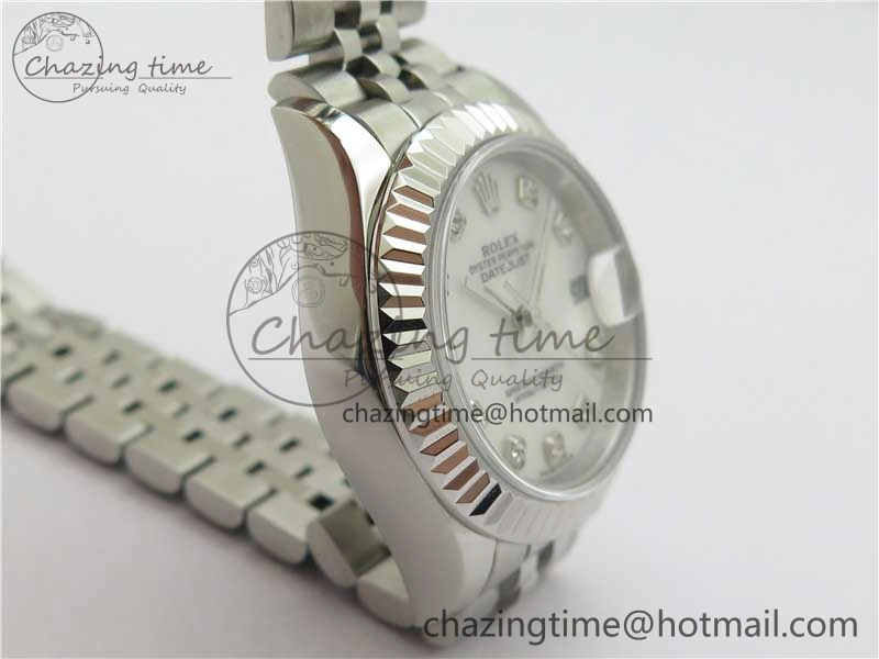 Durable Datejust 28mm 279174 SS BP Maker Best Edition White Crystal Dial on SS Jubilee Bracelet ETA 10317