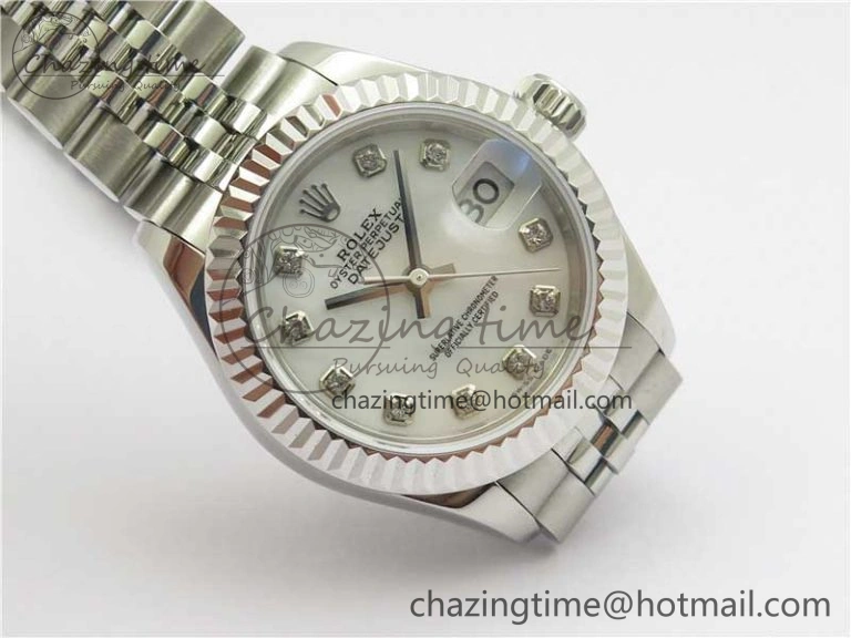 Durable Datejust 28mm 279174 SS BP Maker Best Edition White Crystal Dial on SS Jubilee Bracelet ETA 10317
