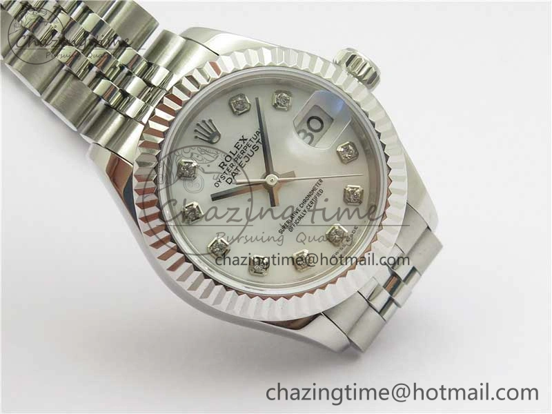 Durable Datejust 28mm 279174 SS BP Maker Best Edition White Crystal Dial on SS Jubilee Bracelet ETA 10317