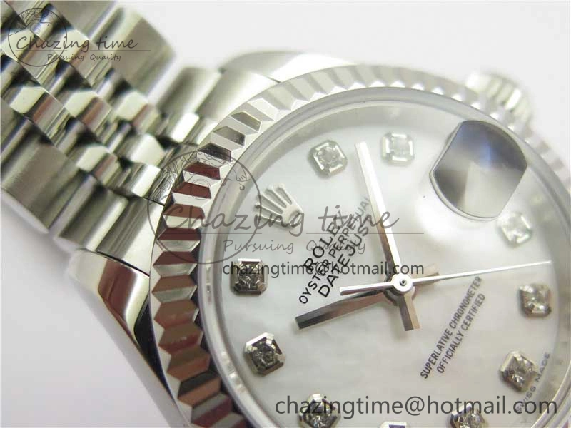Durable Datejust 28mm 279174 SS BP Maker Best Edition White Crystal Dial on SS Jubilee Bracelet ETA 10317