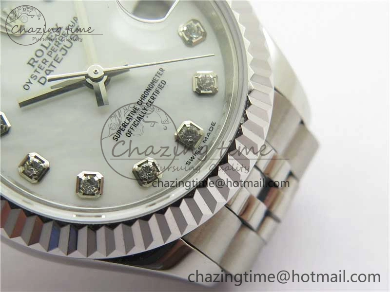 Durable Datejust 28mm 279174 SS BP Maker Best Edition White Crystal Dial on SS Jubilee Bracelet ETA 10317