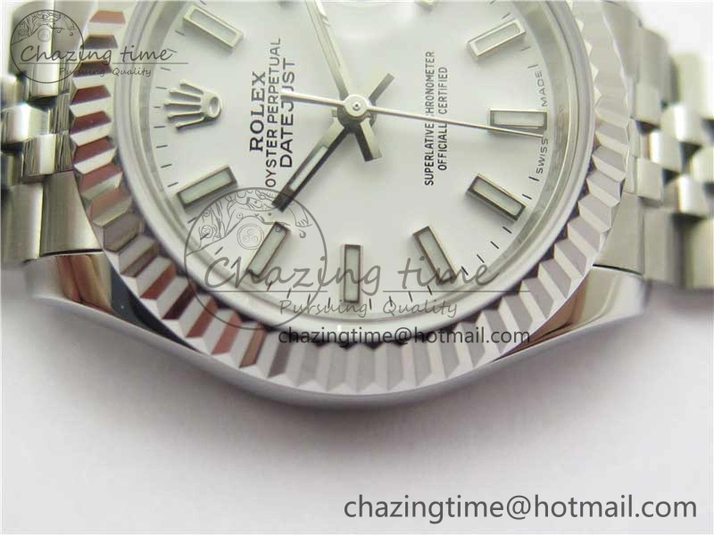 Datejust 28mm 279174 SS BP Maker Best Edition White Dial on SS Jubilee Bracelet ETA Sophisticated 2595