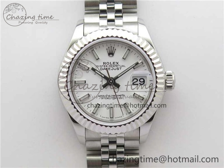 DailyWear Datejust 28mm 279174 SS BP Maker Best Edition White Dial on SS Jubilee Bracelet ETA 10315