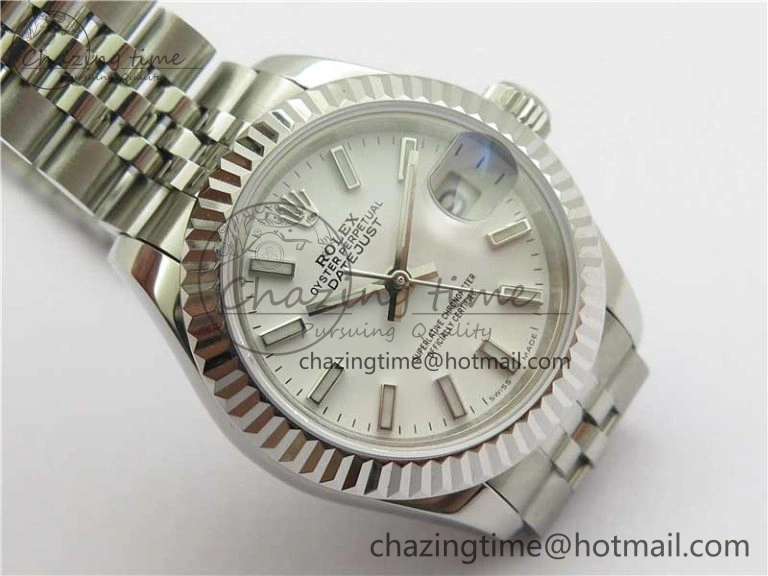 Datejust 28mm 279174 SS BP Maker Best Edition White Dial on SS Jubilee Bracelet ETA Sophisticated 2595