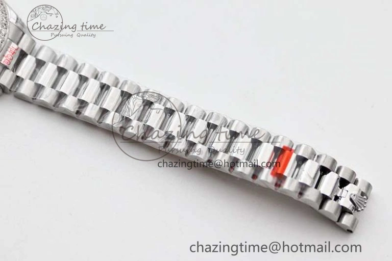 Datejust 28mm 279179 SS Crystals TWF Best Edition Pink Dial Star Crystals Markers on SS Oyster Bracelet NH Practical 10195