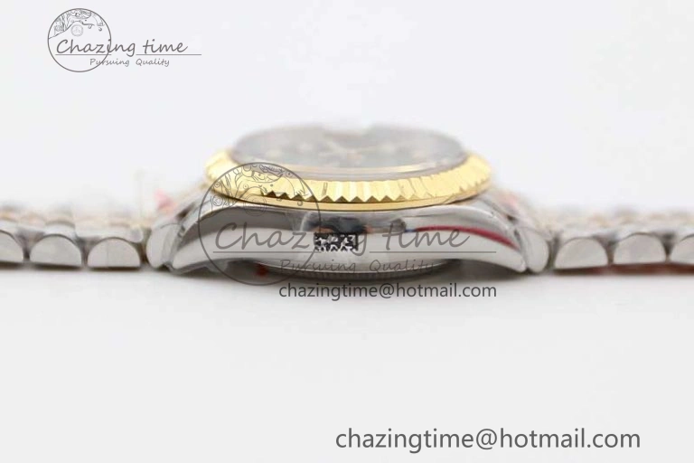 HighQuality Datejust 28mm 279179 SS YG TWF Best Edition Green Diamonds Markers Dial on SS YG Jubilee Bracelet NH 2140