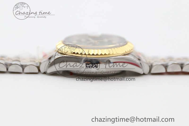 HighQuality Datejust 28mm 279179 SS YG TWF Best Edition Green Diamonds Markers Dial on SS YG Jubilee Bracelet NH 2140