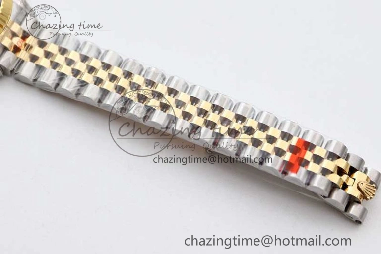 Datejust 28mm 279179 SS YG TWF Best Edition Green Roman Markers Dial on SS Jubilee Bracelet NH Neat 10191