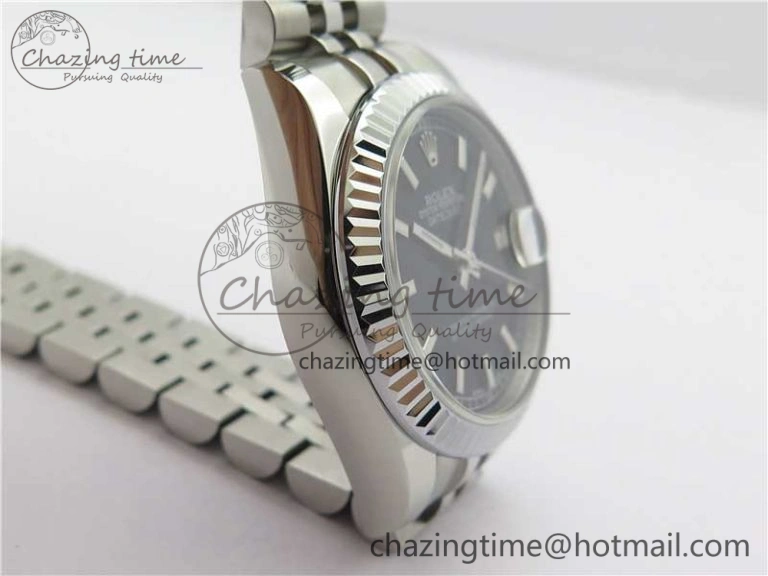 Modern Datejust 31mm 178274 SS GSF Best Edition Black Stick Markers Dial on SS Jubilee Bracelet SEIKO NH05A 3049