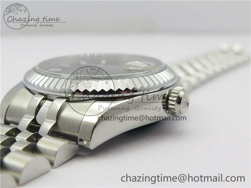 Modern Datejust 31mm 178274 SS GSF Best Edition Black Stick Markers Dial on SS Jubilee Bracelet SEIKO NH05A 3049