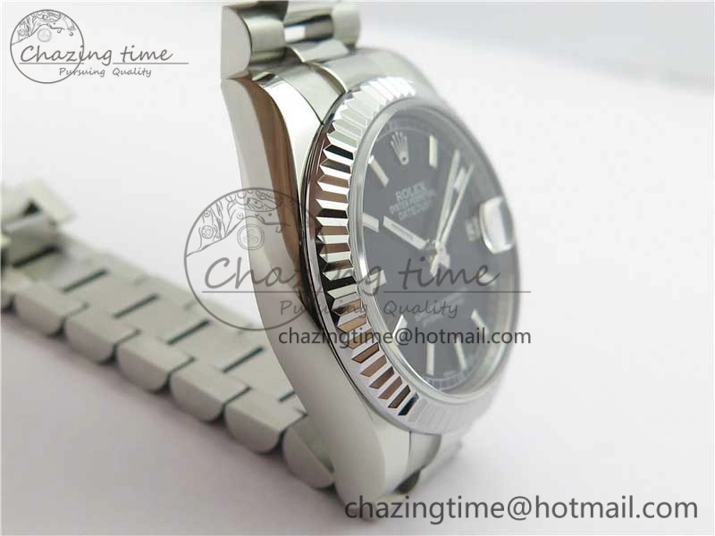 Datejust 31mm 178274 SS GSF Best Edition Black Stick Markers Dial on SS President Bracelet SEIKO NH05A Lightweight 3058
