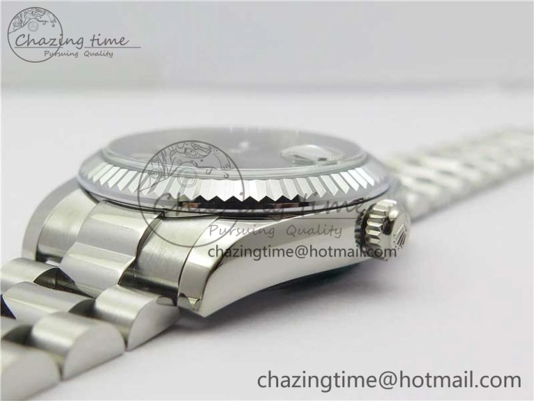 Datejust 31mm 178274 SS GSF Best Edition Black Stick Markers Dial on SS President Bracelet SEIKO NH05A Lightweight 3058