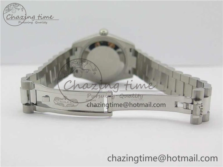 Neat Datejust 31mm 178274 SS GSF Best Edition Blue Crystal Markers Dial on SS President Bracelet SEIKO NH05A 10502