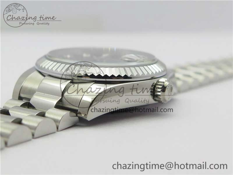 Neat Datejust 31mm 178274 SS GSF Best Edition Blue Crystal Markers Dial on SS President Bracelet SEIKO NH05A 10502