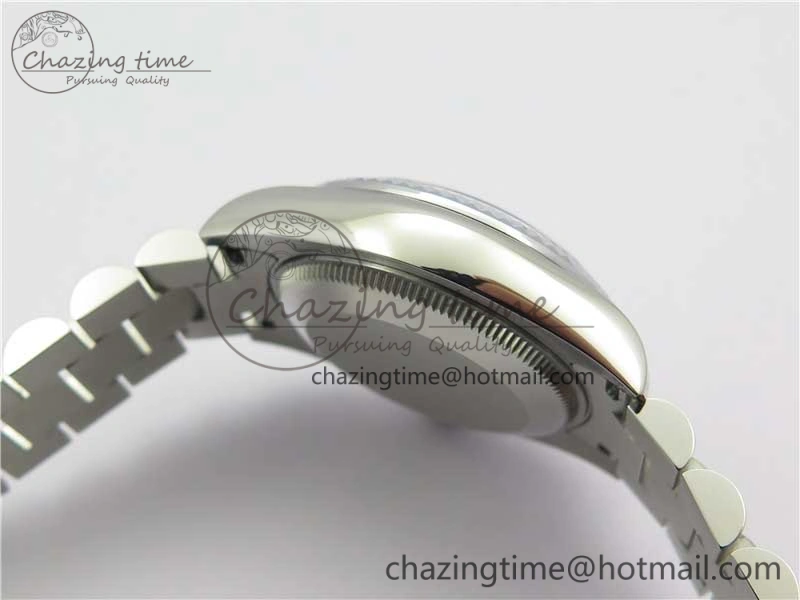 Neat Datejust 31mm 178274 SS GSF Best Edition Blue Crystal Markers Dial on SS President Bracelet SEIKO NH05A 10502