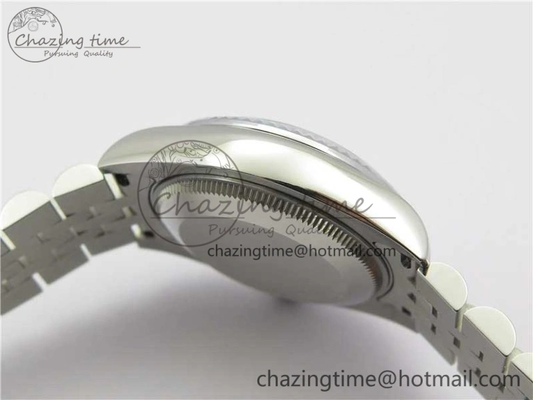 Breathable Datejust 31mm 178274 SS GSF Best Edition Blue Stick Markers Dial on SS Jubilee Bracelet SEIKO NH05A 10496