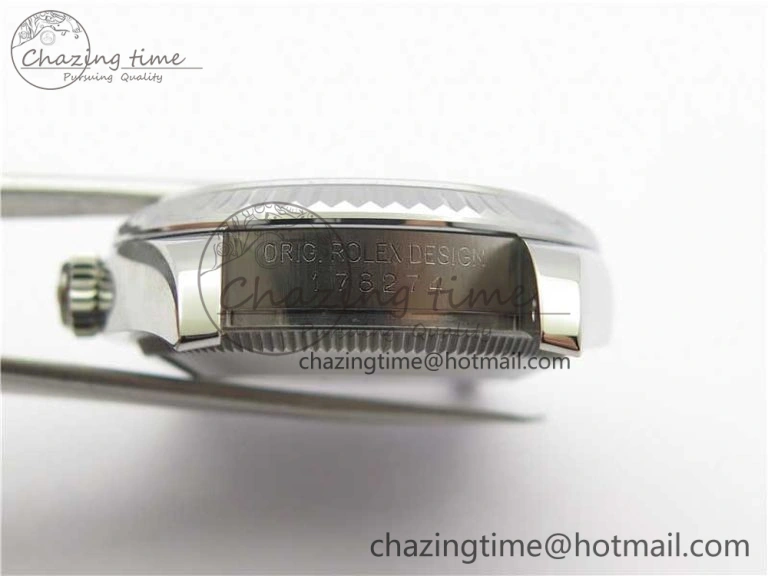 Breathable Datejust 31mm 178274 SS GSF Best Edition Blue Stick Markers Dial on SS Jubilee Bracelet SEIKO NH05A 10496