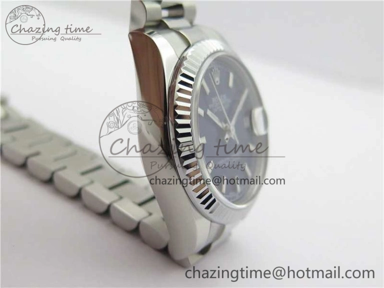 SmoothTexture Datejust 31mm 178274 SS GSF Best Edition Blue Stick Markers Dial on SS President Bracelet SEIKO NH05A 3057