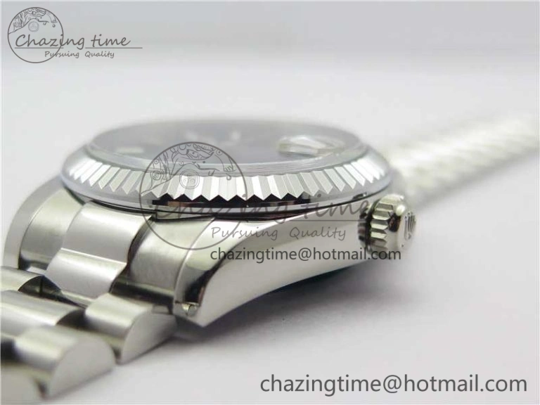 SmoothTexture Datejust 31mm 178274 SS GSF Best Edition Blue Stick Markers Dial on SS President Bracelet SEIKO NH05A 3057