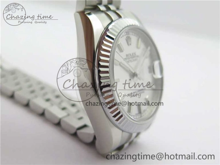 EyeCatching Datejust 31mm 178274 SS GSF Best Edition Silver Stick Markers Dial on SS Jubilee Bracelet SEIKO NH05A 3046