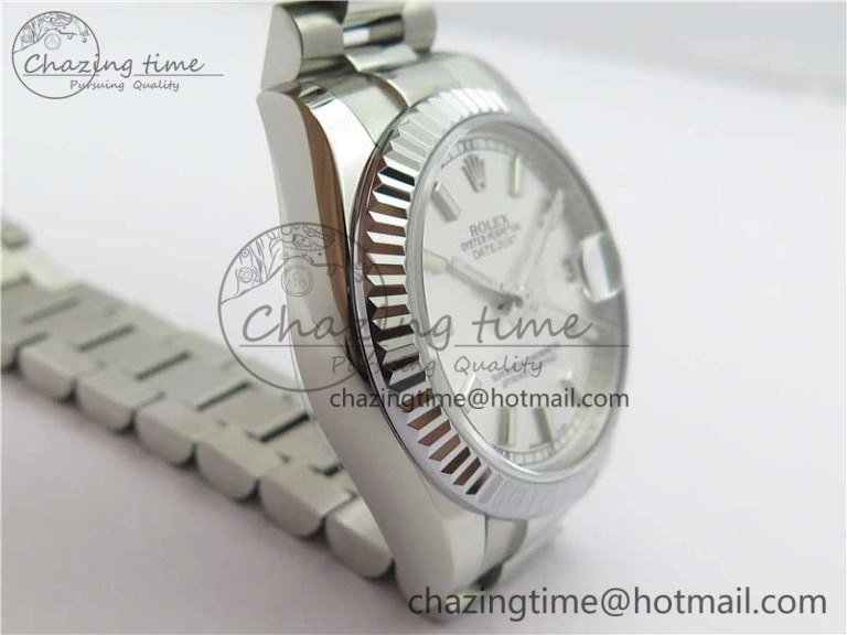 Datejust 31mm 178274 SS GSF Best Edition Silver Stick Markers Dial on SS President Bracelet SEIKO NH05A WrinkleFree 3056