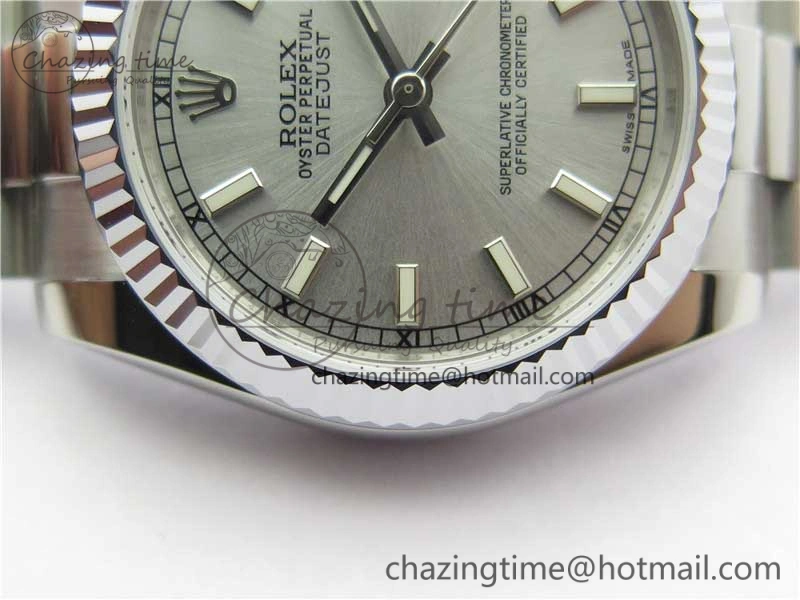 Datejust 31mm 178274 SS GSF Best Edition Silver Stick Markers Dial on SS President Bracelet SEIKO NH05A WrinkleFree 3056