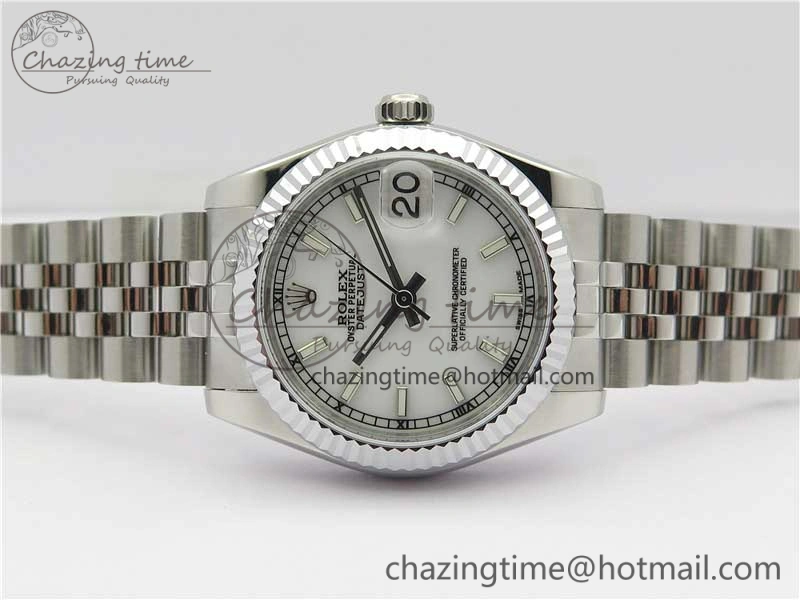 Datejust 31mm 178274 SS GSF Best Edition White Stick Markers Dial on SS Jubilee Bracelet SEIKO NH05A Thermal 3051