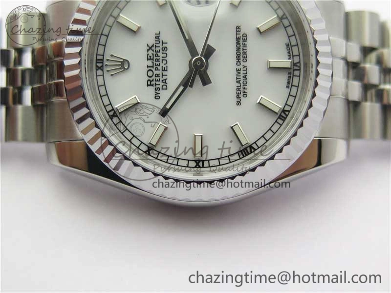 Datejust 31mm 178274 SS GSF Best Edition White Stick Markers Dial on SS Jubilee Bracelet SEIKO NH05A Thermal 3051