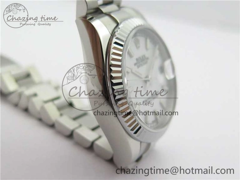 Datejust 31mm 178274 SS GSF Best Edition White Stick Markers Dial on SS President Bracelet SEIKO NH05A Stretchable 3059