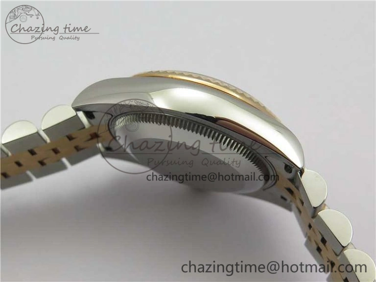 Datejust 31mm 178274 SS RG GSF Best Edition Brown Crystal Markers Dial on SS RG Jubilee Bracelet SEIKO NH05A MultiPurpose 10491