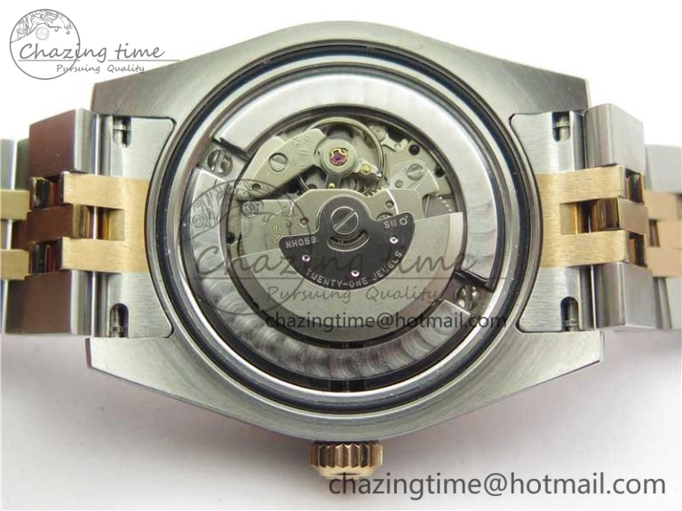 Datejust 31mm 178274 SS RG GSF Best Edition Brown Crystal Markers Dial on SS RG Jubilee Bracelet SEIKO NH05A MultiPurpose 10491
