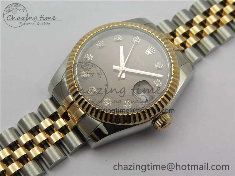 Datejust 31mm 178274 SS RG GSF Best Edition Brown Crystal Markers Dial on SS RG Jubilee Bracelet SEIKO NH05A MultiPurpose 10491