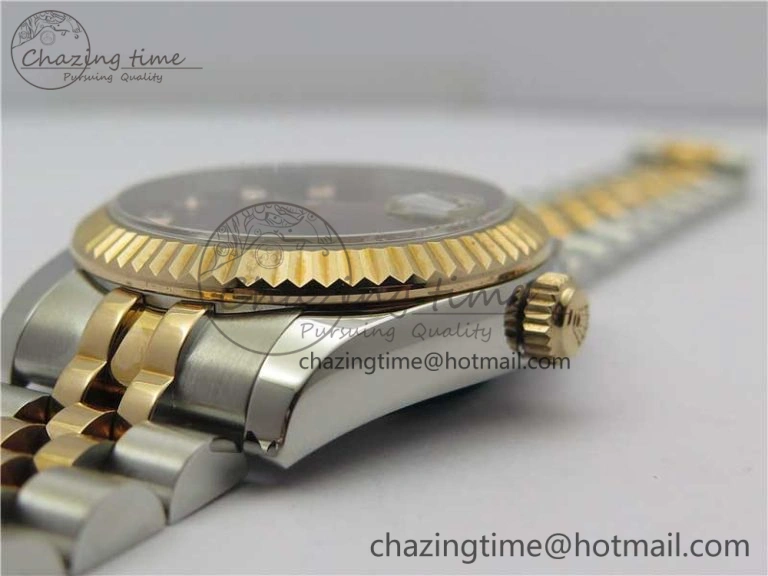 Datejust 31mm 178274 SS RG GSF Best Edition Brown Crystal Markers Dial on SS RG Jubilee Bracelet SEIKO NH05A MultiPurpose 10491