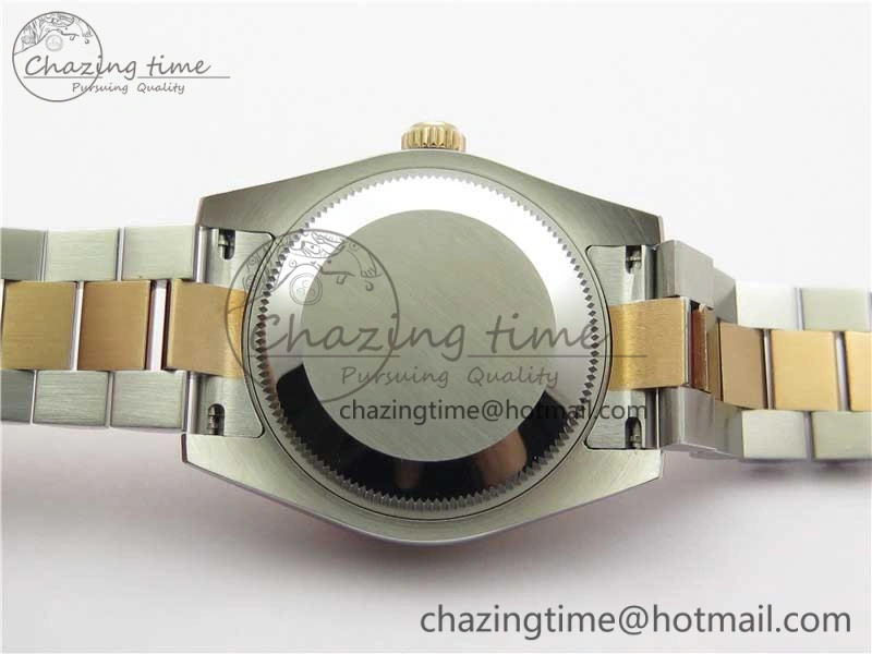 Datejust 31mm 178274 SS RG GSF Best Edition Brown Crystal Markers Dial on SS RG President Bracelet SEIKO NH05A EasyMatch 3050