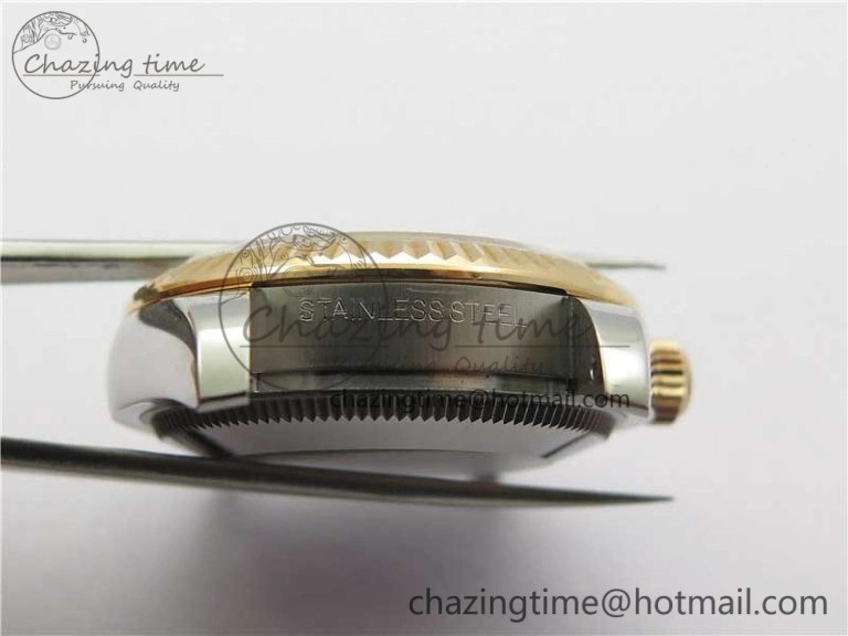 Datejust 31mm 178274 SS RG GSF Best Edition Brown Crystal Markers Dial on SS RG President Bracelet SEIKO NH05A EasyMatch 3050