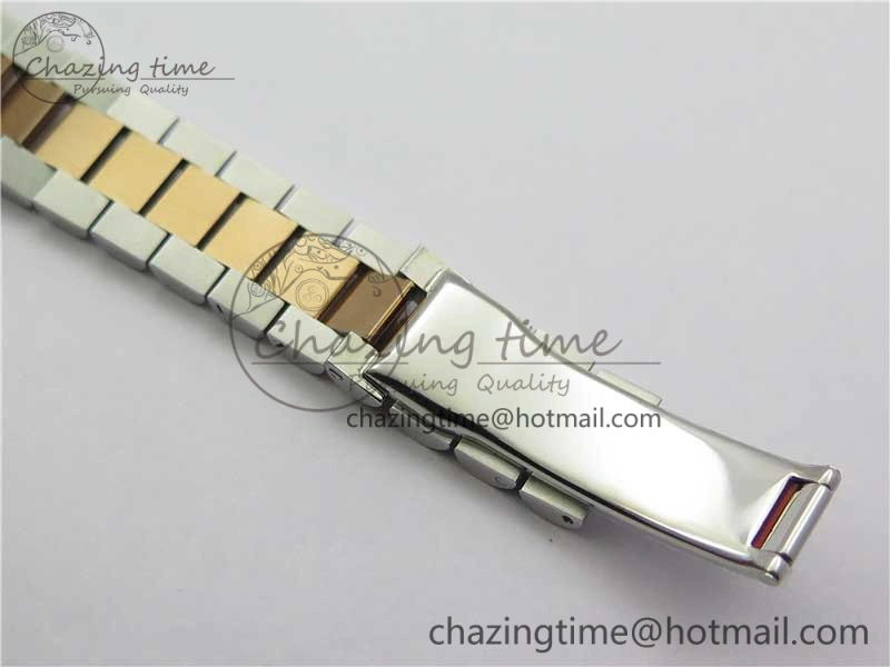 Datejust 31mm 178274 SS RG GSF Best Edition Brown Crystal Markers Dial on SS RG President Bracelet SEIKO NH05A EasyMatch 3050