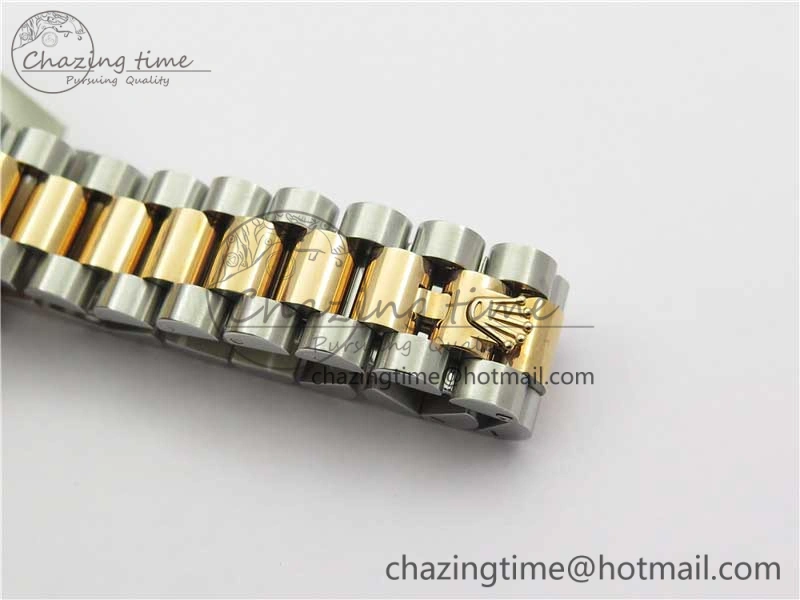 Datejust 31mm 178274 SS RG GSF Best Edition Brown Crystal Markers Dial on SS RG President Bracelet SEIKO NH05A EasyMatch 3050