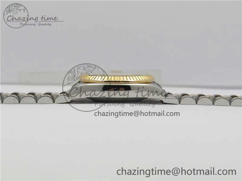 Datejust 31mm 178274 SS RG GSF Best Edition Brown Crystal Markers Dial on SS RG President Bracelet SEIKO NH05A EasyMatch 3050