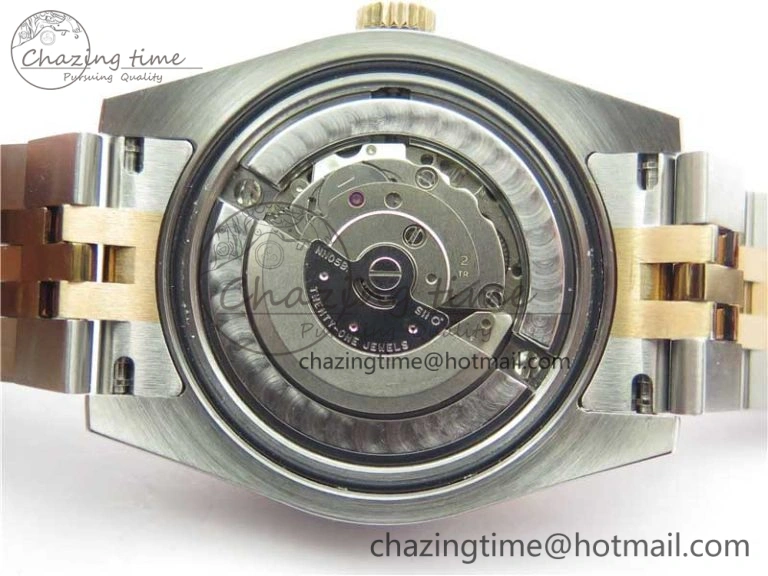 Datejust 31mm 178274 SS RG GSF Best Edition Pink MOP Crystal Markers Dial on SS RG Jubilee Bracelet SEIKO NH05A HighPerformance 3039