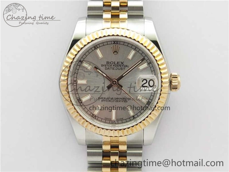 EasyCare Datejust 31mm 178274 SS RG GSF Best Edition Silver Dial on SS RG Jubilee Bracelet SEIKO NH05A 10492