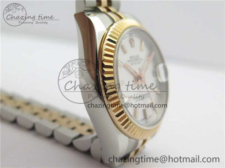 EasyCare Datejust 31mm 178274 SS RG GSF Best Edition Silver Dial on SS RG Jubilee Bracelet SEIKO NH05A 10492