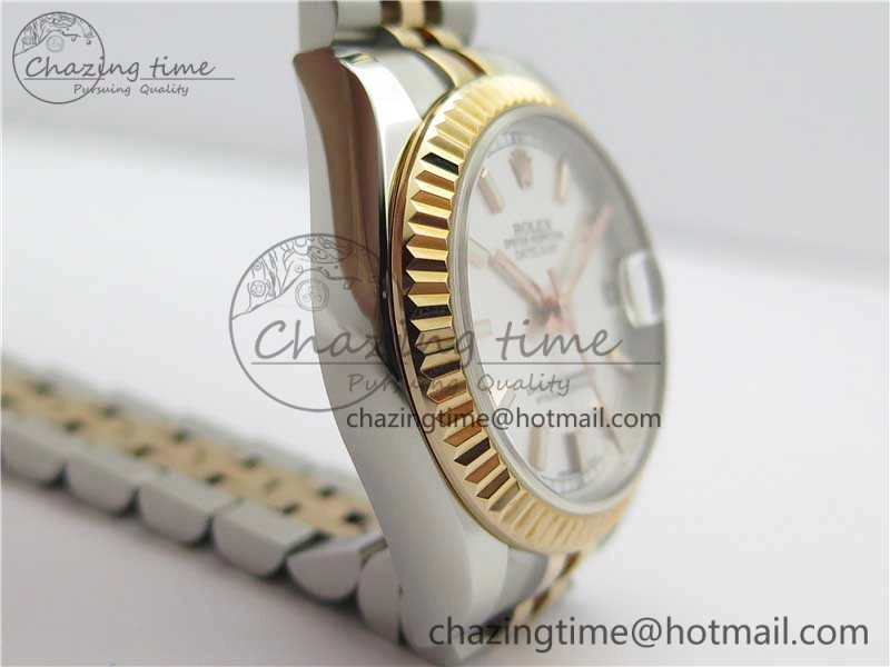 EasyCare Datejust 31mm 178274 SS RG GSF Best Edition Silver Dial on SS RG Jubilee Bracelet SEIKO NH05A 10492