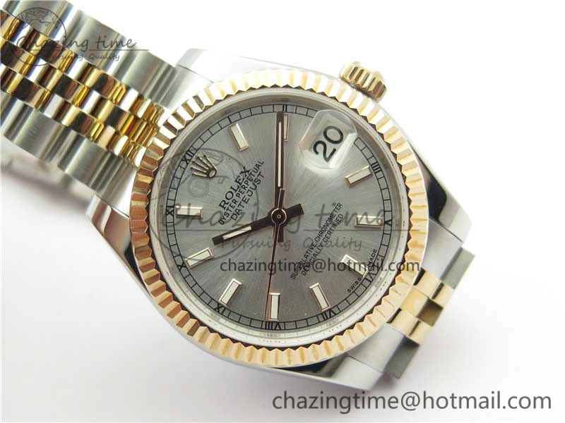 EasyCare Datejust 31mm 178274 SS RG GSF Best Edition Silver Dial on SS RG Jubilee Bracelet SEIKO NH05A 10492